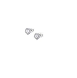 Lotus Silver zilveren oorstekers met Swarovski kristallen