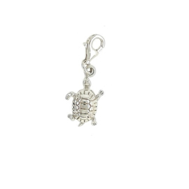 Zinzi zilveren charm schildpad