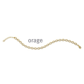 Orage plaqué gouden armband met cubic zirconia