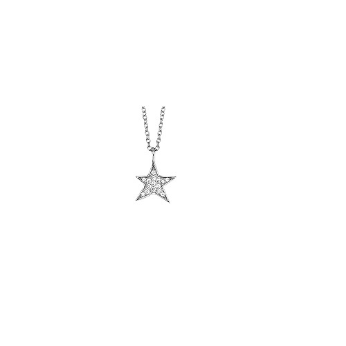 pensioen Top haakje Engelsrufer zilveren ketting met hanger 'Little Star' | Engelsrufer |  Millecam