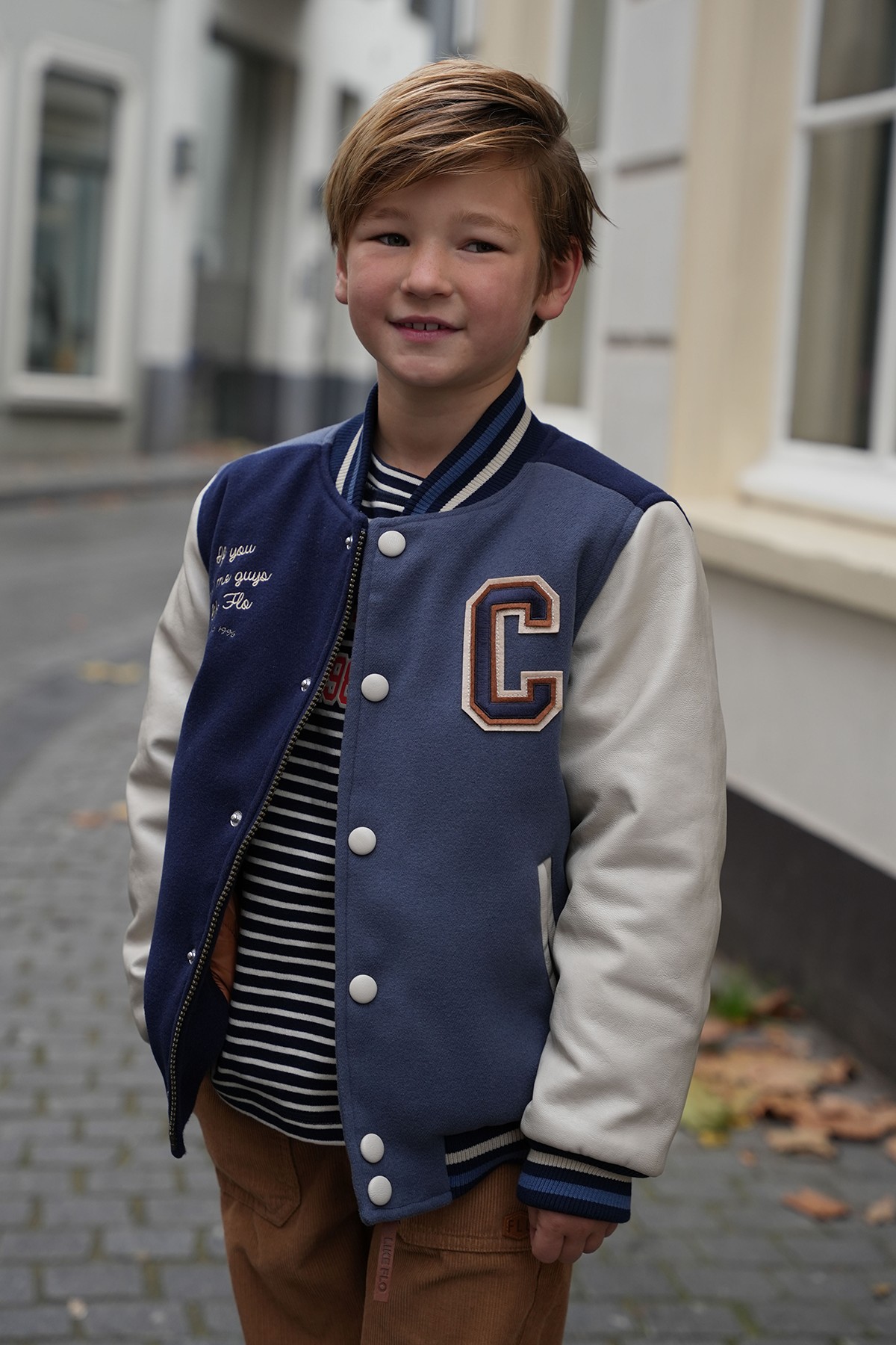 Flo  Alfie Flo boys wool college jacket
