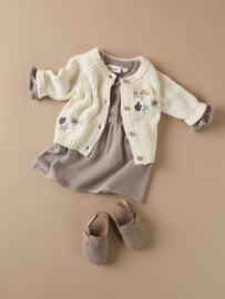 Lil' Atelier Baby NBFEMLEN EMB LS KNIT CARD LIL