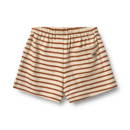 Wheat Jersey Shorts Kalle 9447 warm caramel stripe
