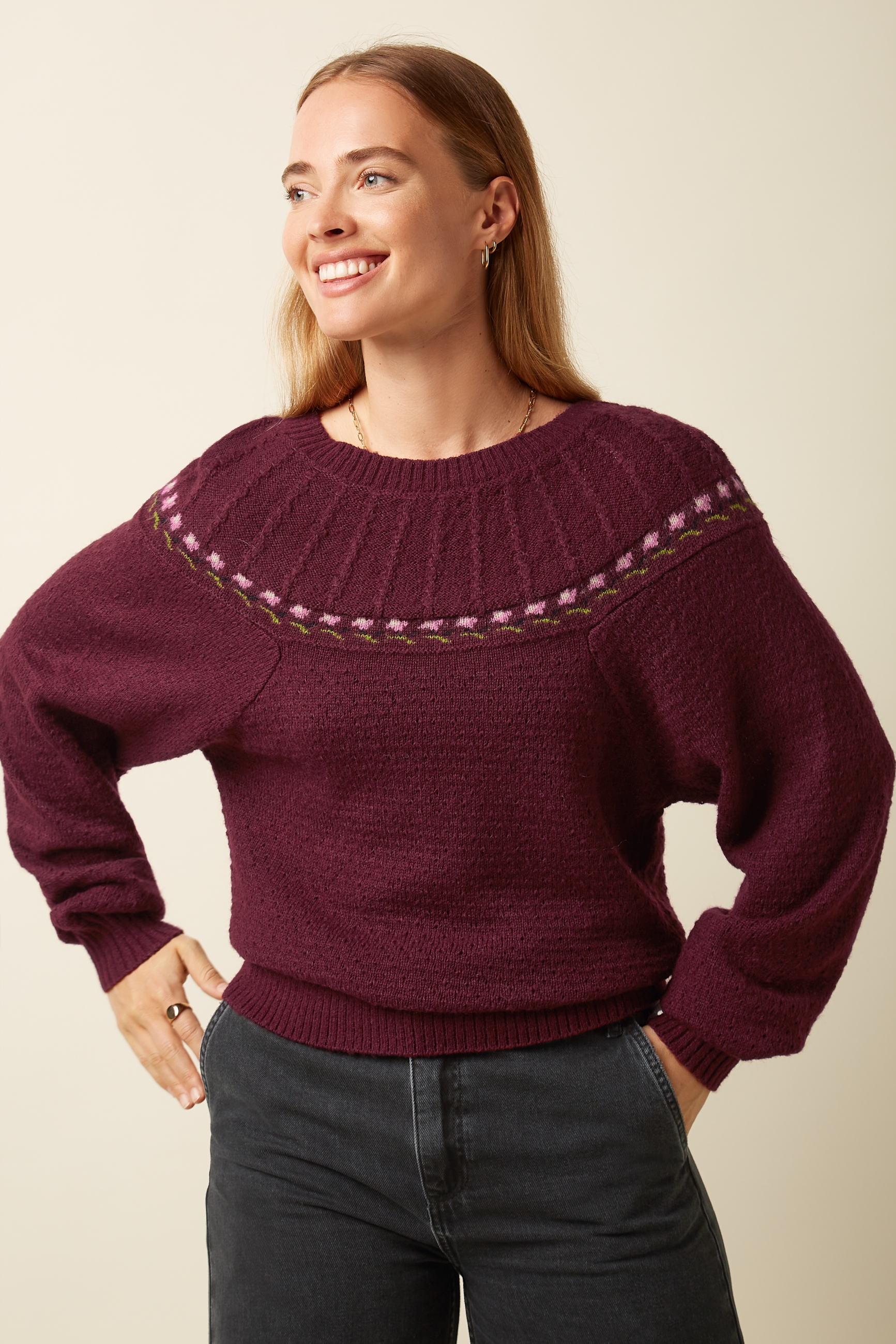 King Louie  Azzurra Yoke Top Carrasco