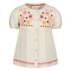 Jube  Blouse mousseline met embroidery  - Salsa Sunset