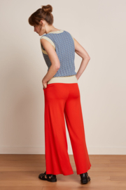 King Louie Border Palazzo Cropped Pants Milano