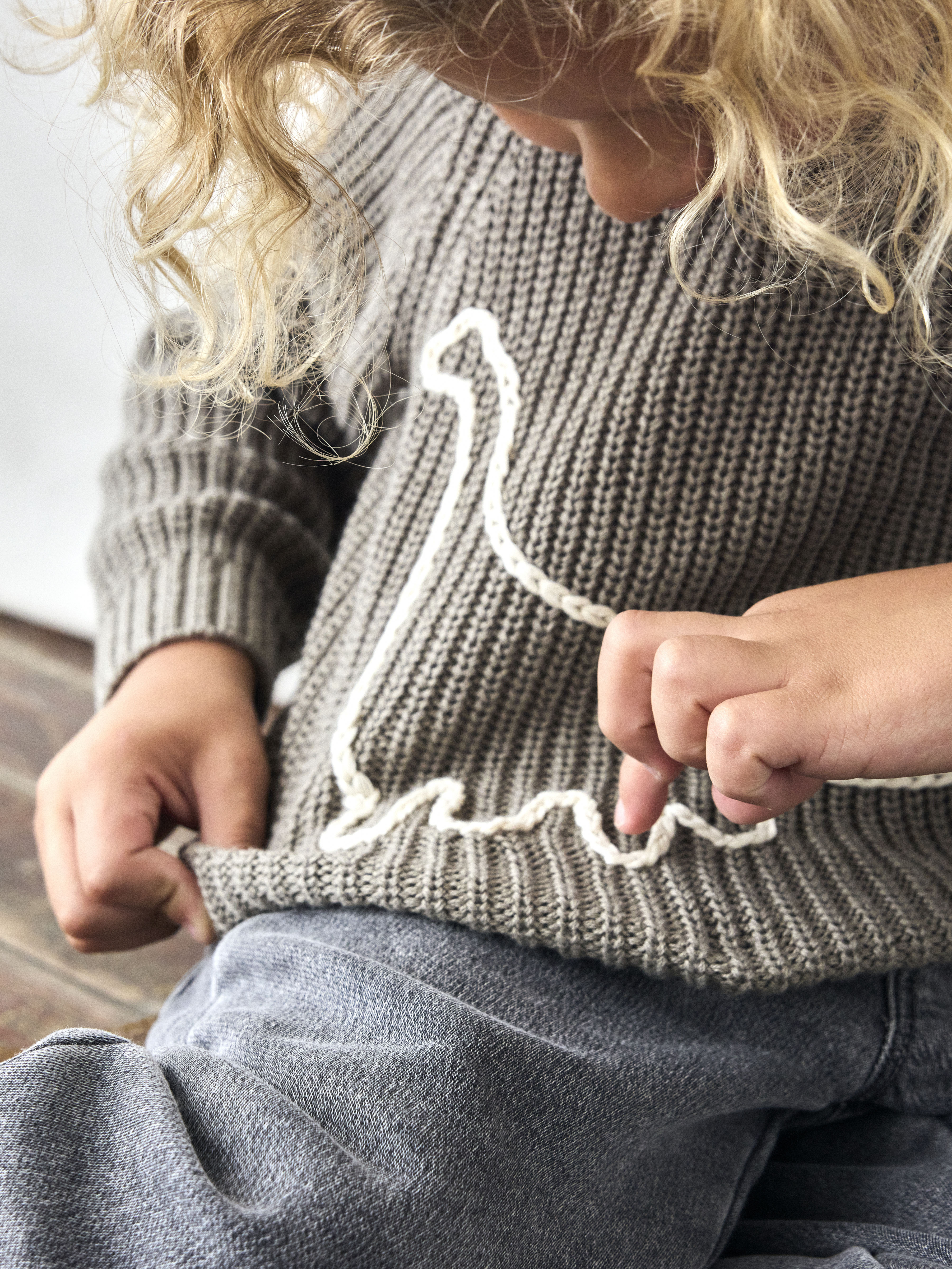 Lil' Atelier MINI  NMMEMLEN EMB KNIT LIL