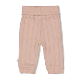 Feetje Broek pointelle rib - Delicate Flower