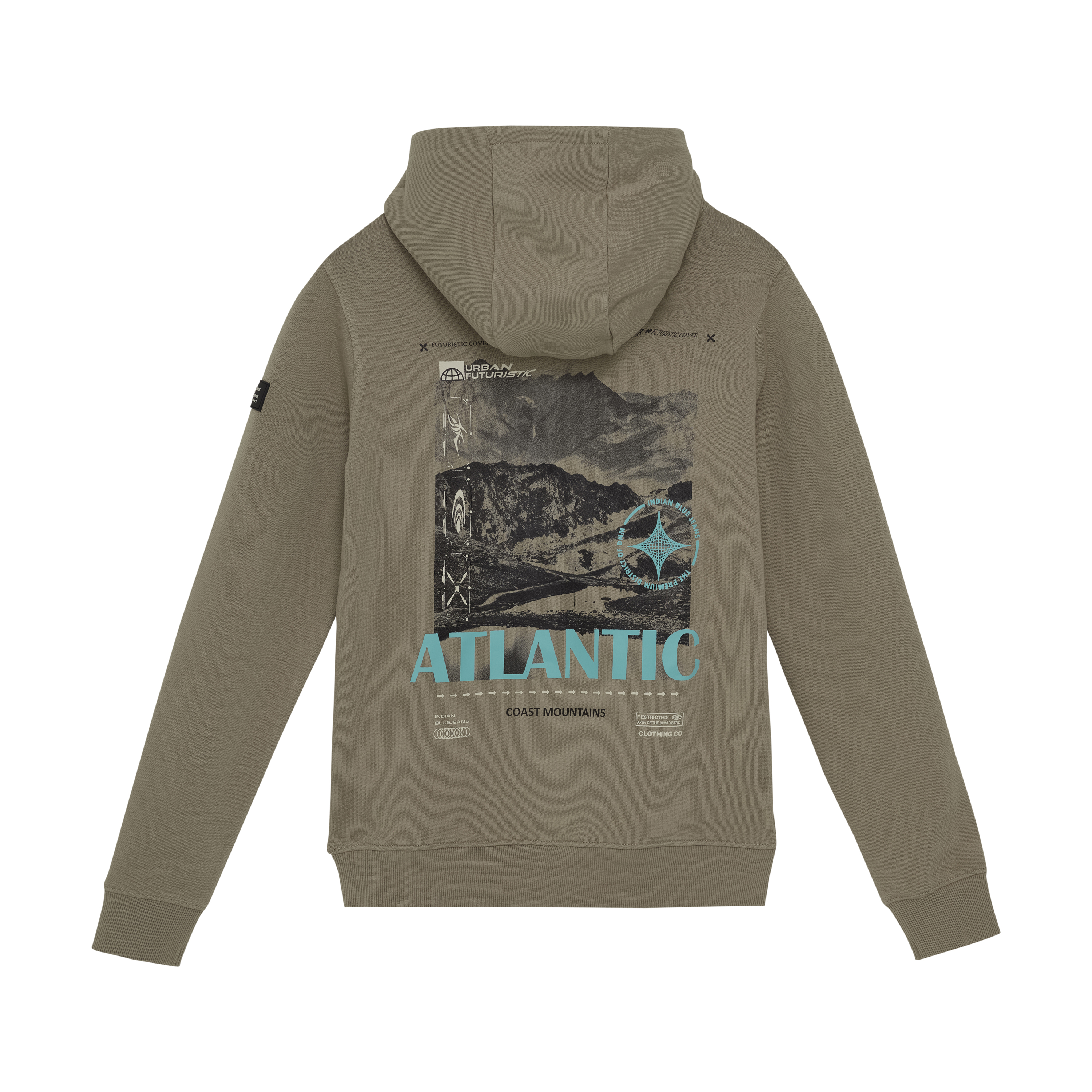 Indian Blue Jeans Hoodie Backprint