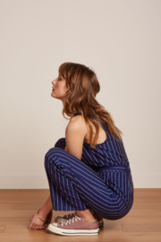 King Louie Fiona Jumpsuit Pinstripe