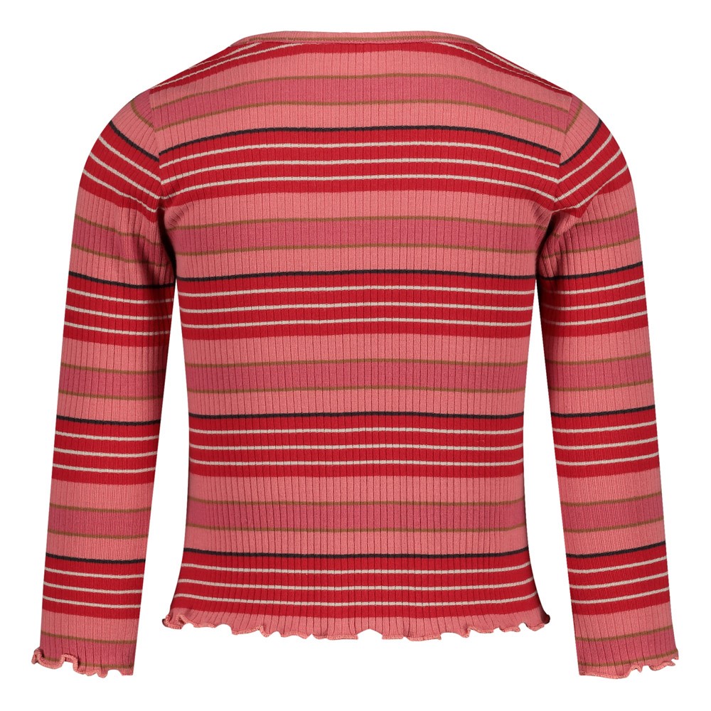 Jubel Longsleeve rib met streep - Queen Of Hearts