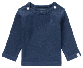 Noppies U Tee ls Rib Natal Navy melange