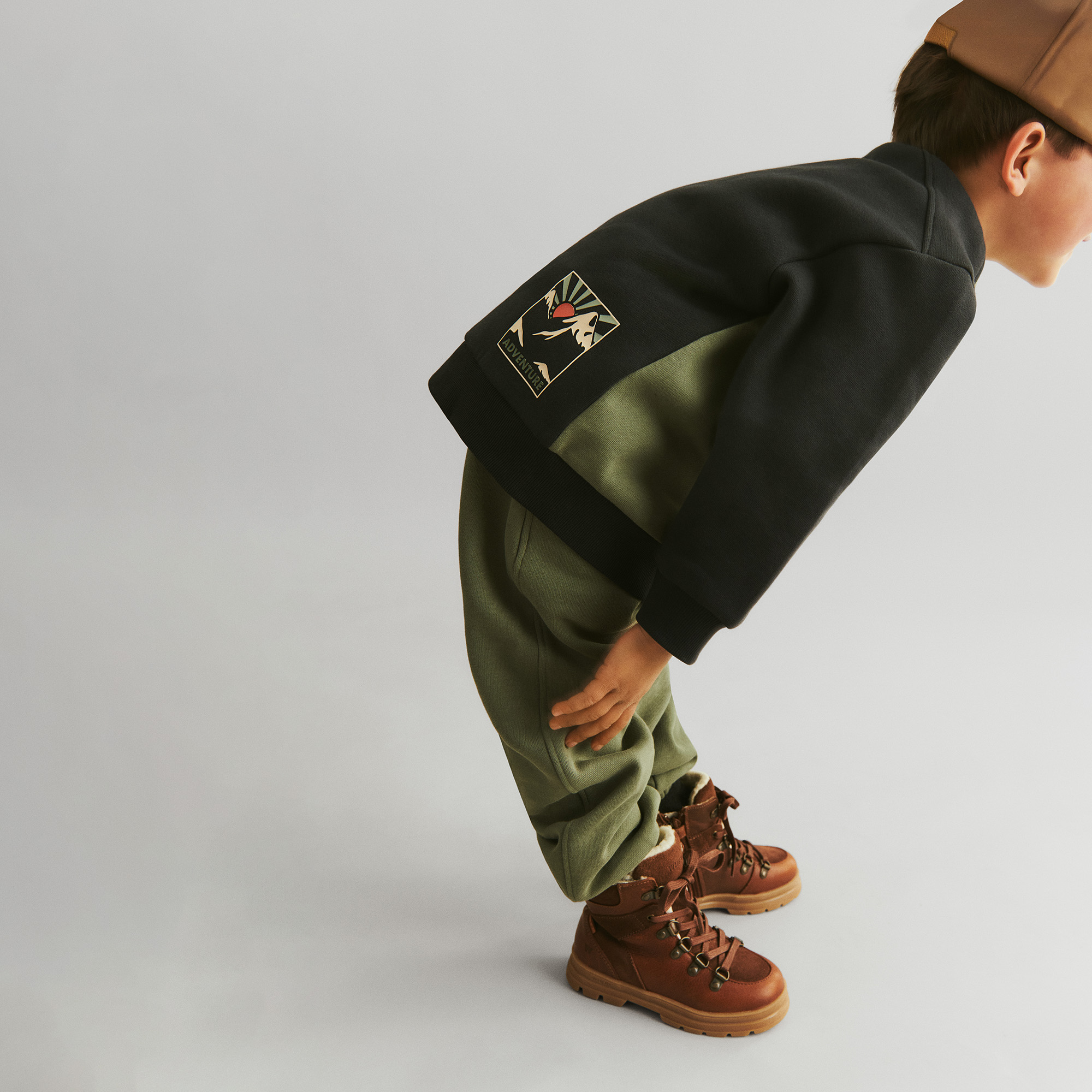 Wheat Sweatshirt L/S block Ellis