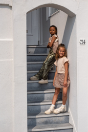 Flo Fenna Flo girls metallic plissé pants