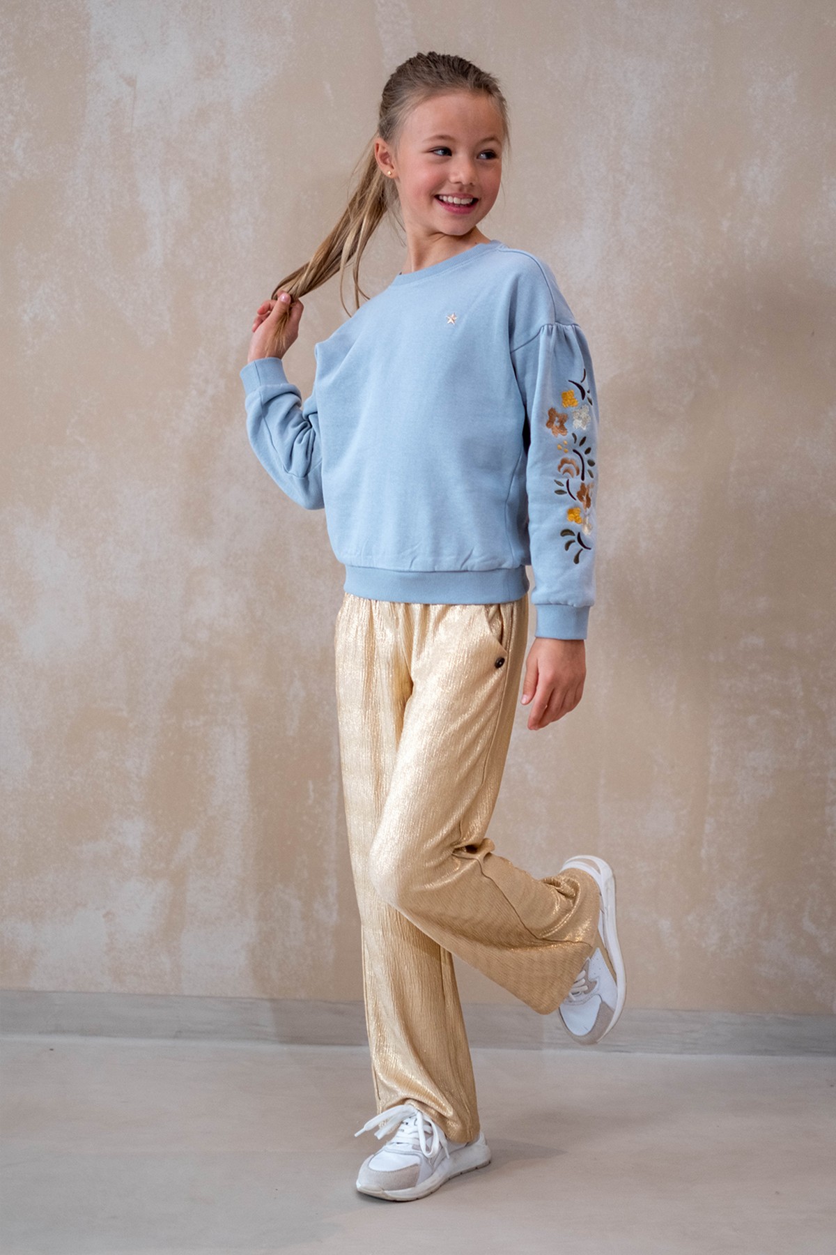 Flo Fenya Flo girls metallic straight leg pants