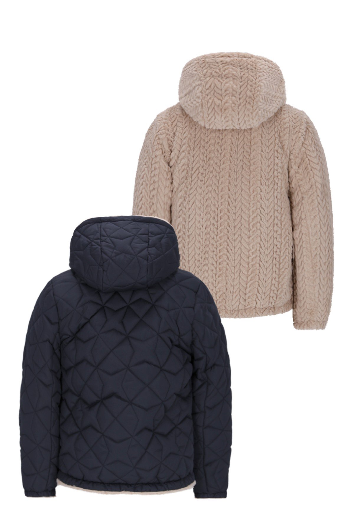 Flo Aimee Flo girls reversible short hooded jacket