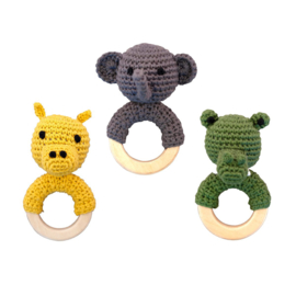 Global Affairs Crochet Rattles Savanna