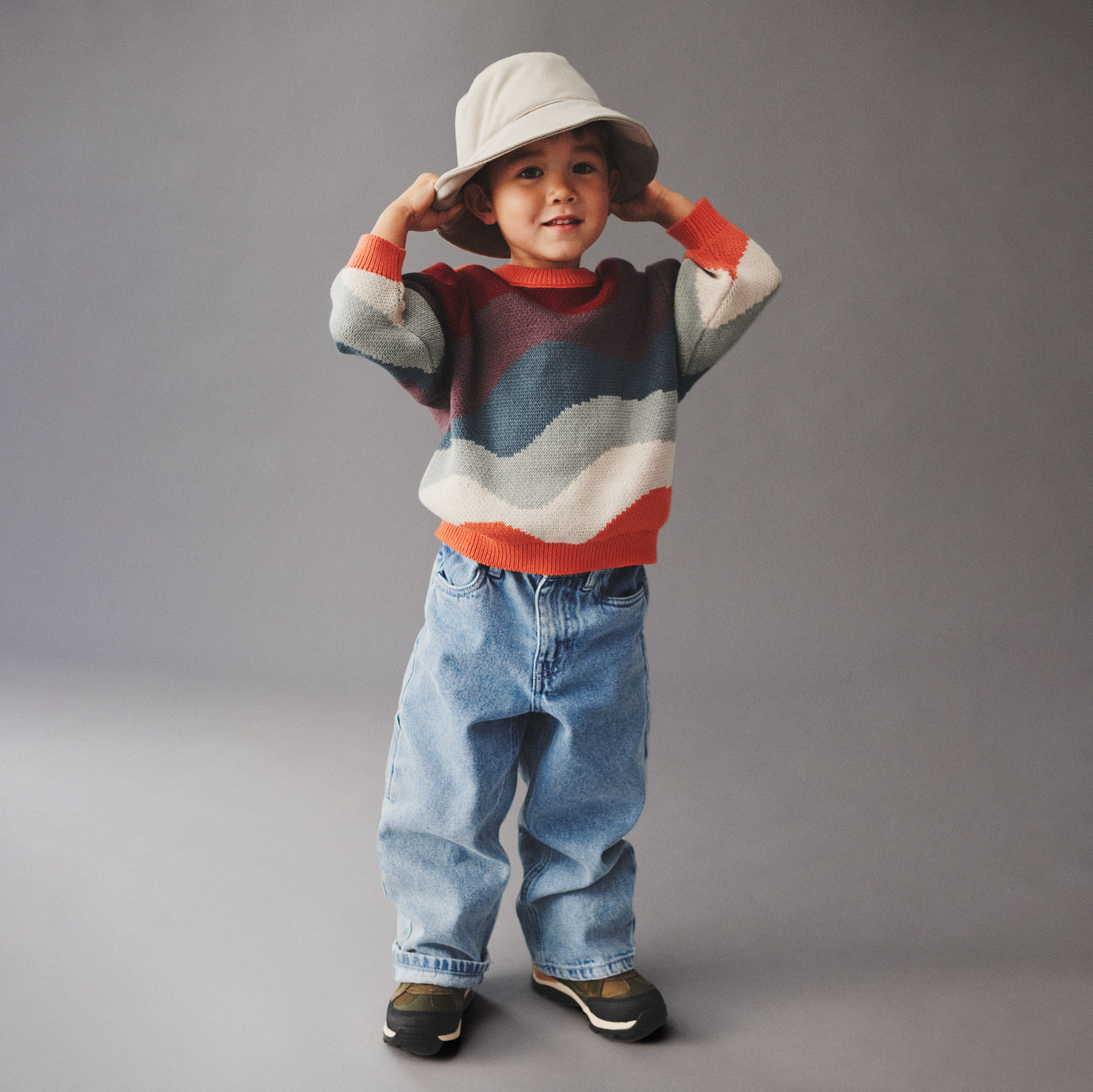 Wheat Jaquard Pullover Knud