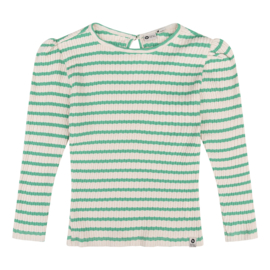 Daily7 T-shirt Longsleeve Rib Stripe