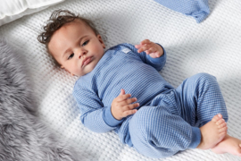 Feetje Pyjama wafel Blue Melange (56-86)