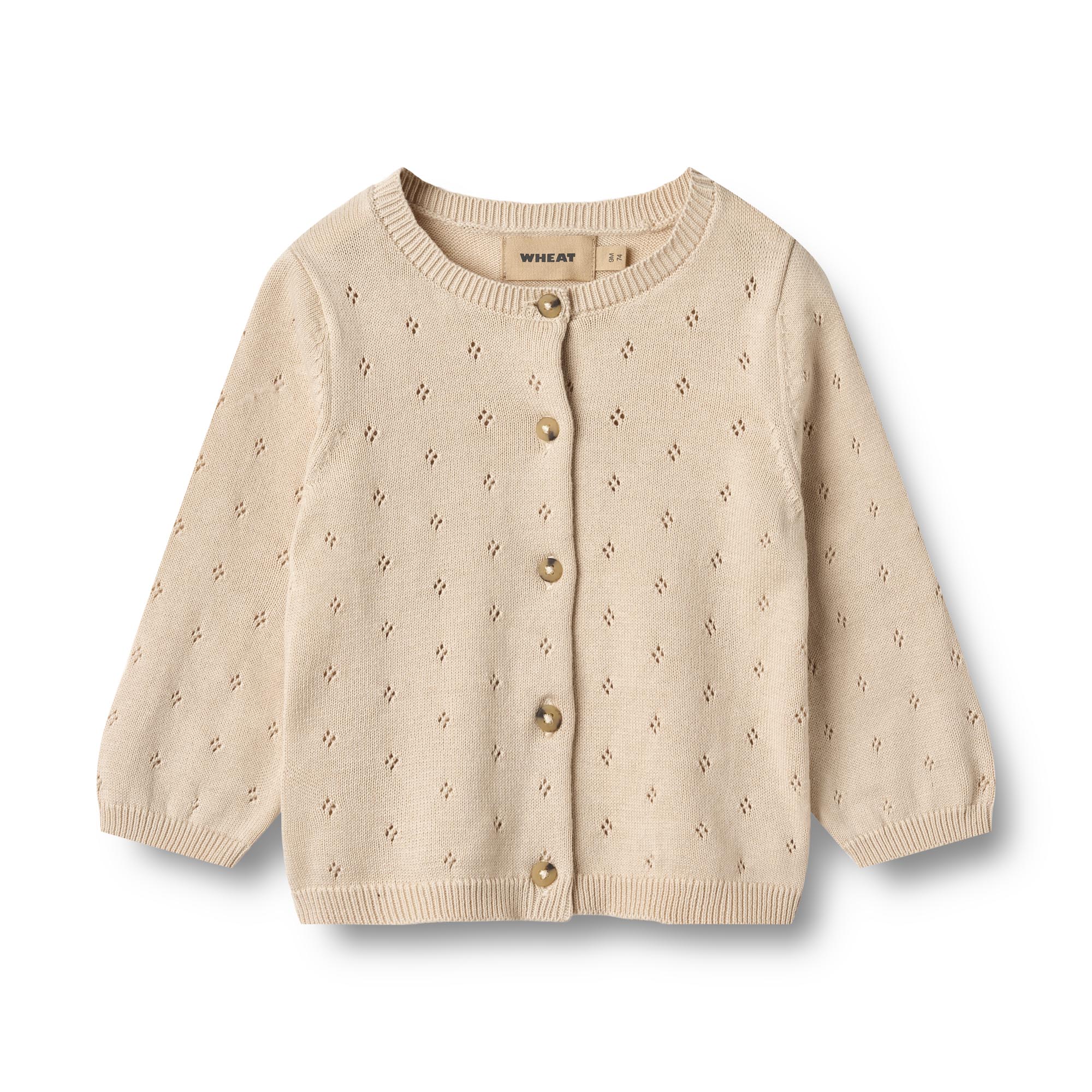 Wheat Knit Cardigan Maia