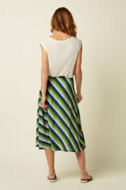 King Louie  Juno Midi Skirt Cliff