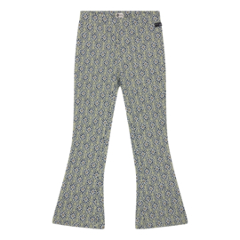 Daily7 Flared Flower Rib Pants