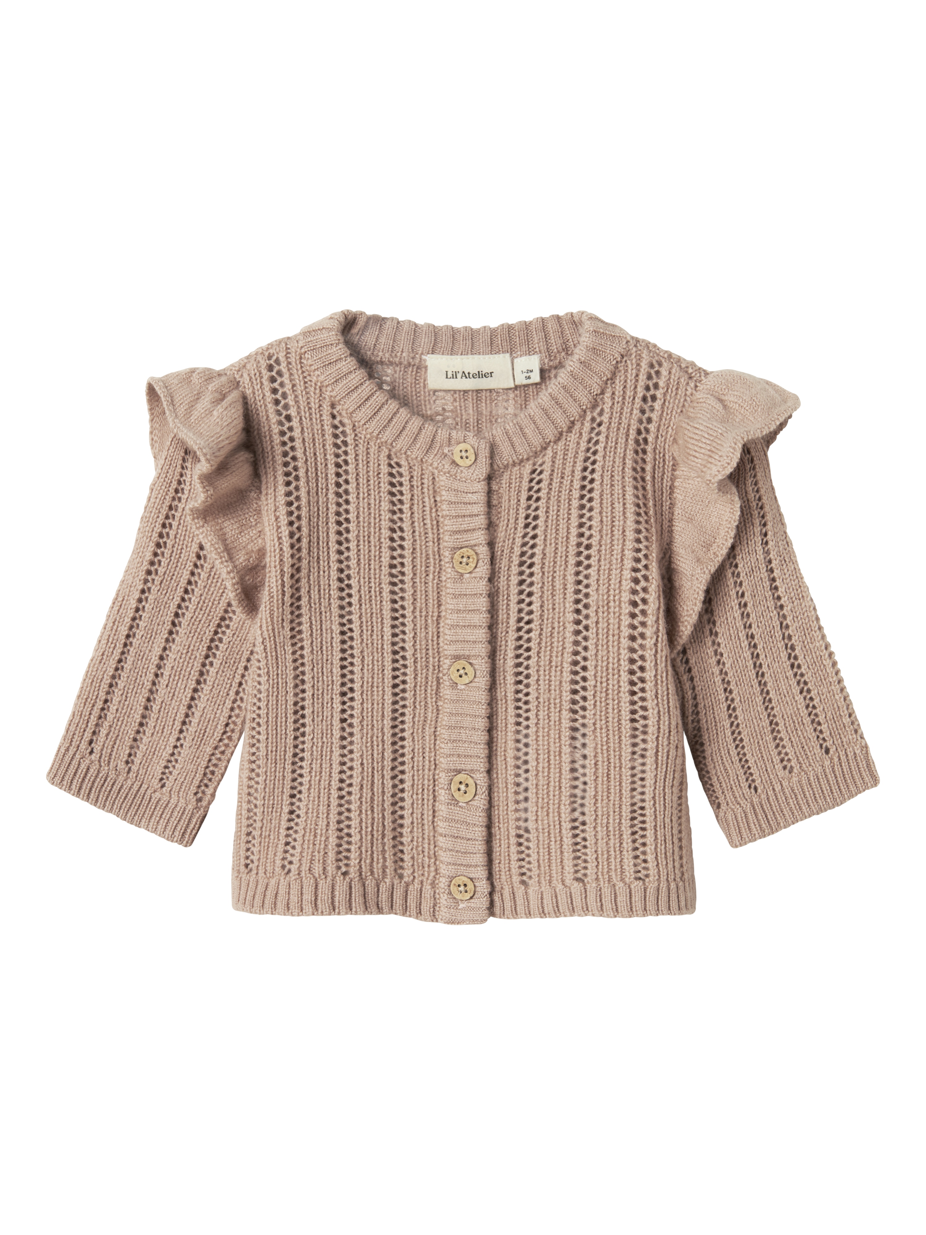 Lil' Atelier  BABY  NBFNOMO LS KNIT CARD LIL