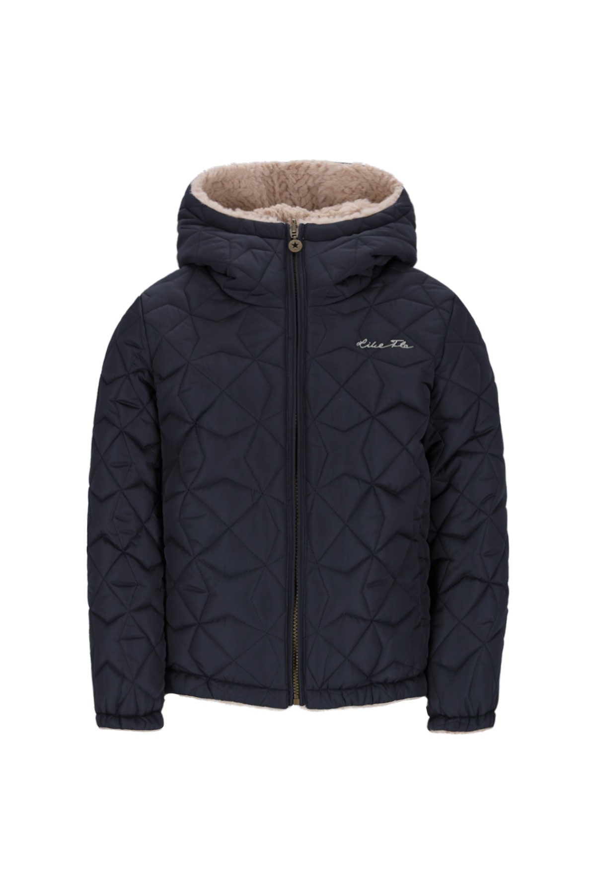 Flo Aimee Flo girls reversible short hooded jacket