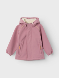 Lil' Atelier MINI NMFLAALFA SOFTSHELL JACKET FO SOLID LIL