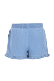 Flo Fiona Flo girls chambrey short with ruffle hem