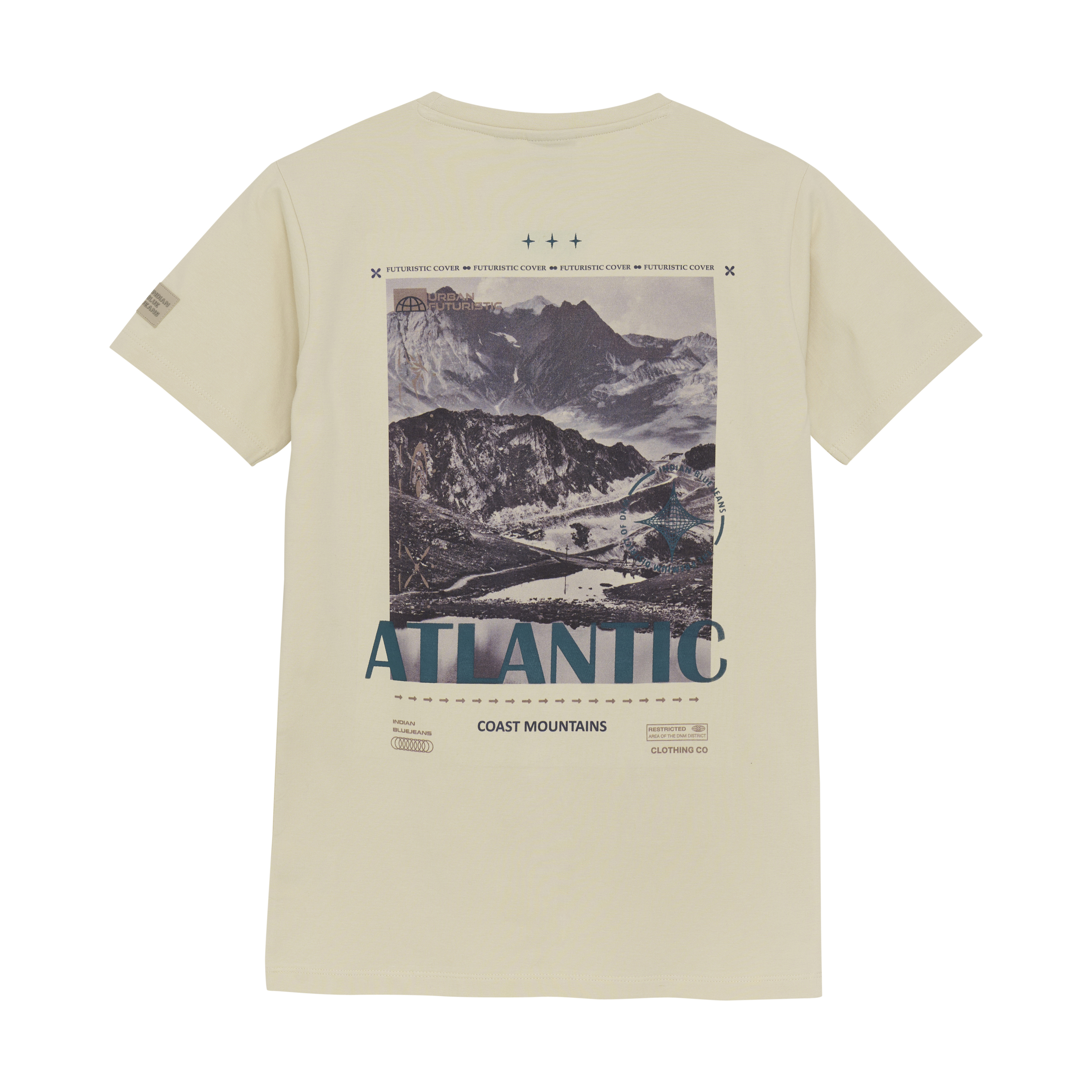 Indian Blue Jeans  T-Shirt Chest Print