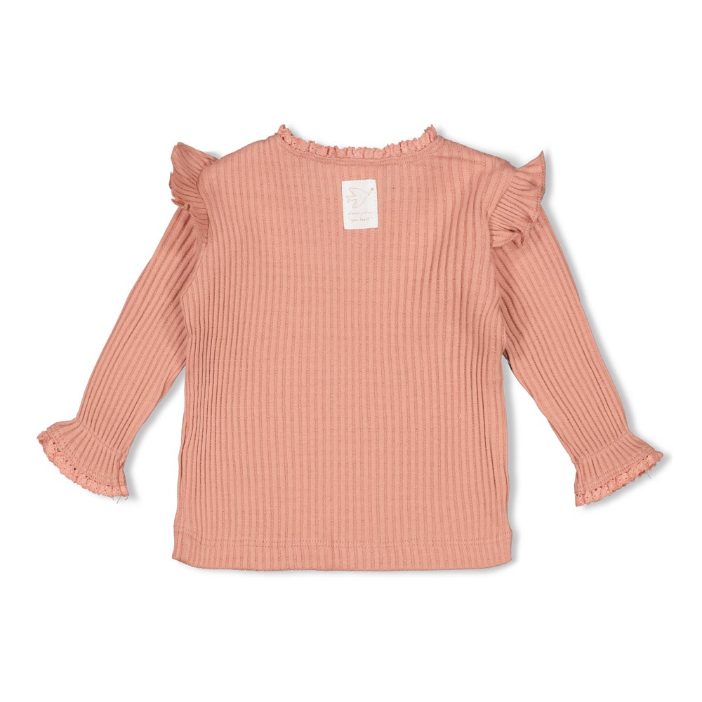 Feetje Longsleeve ajour rib - Morning Sun