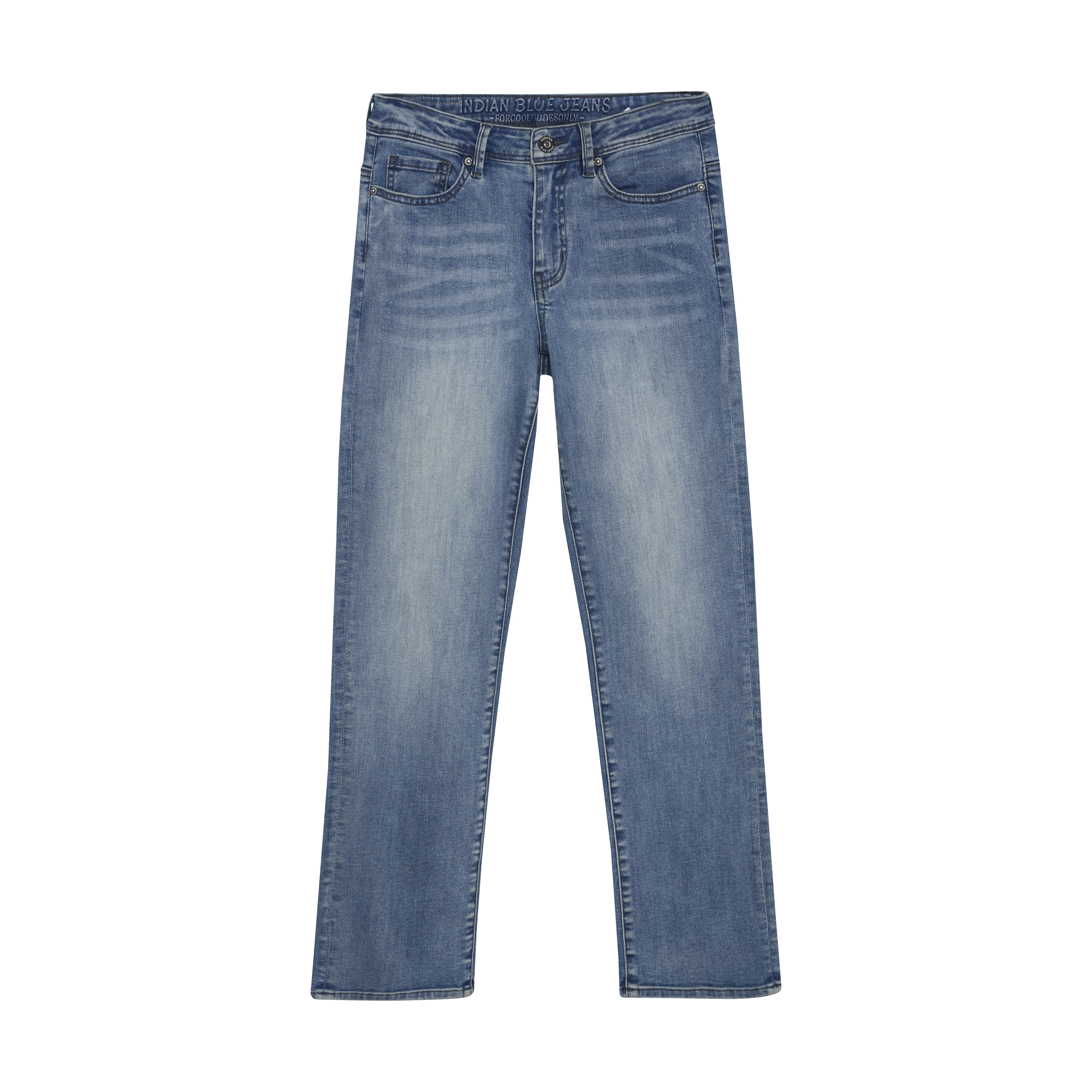 Indian Blue Jeans  2557 Wide Straight Blue Jeans