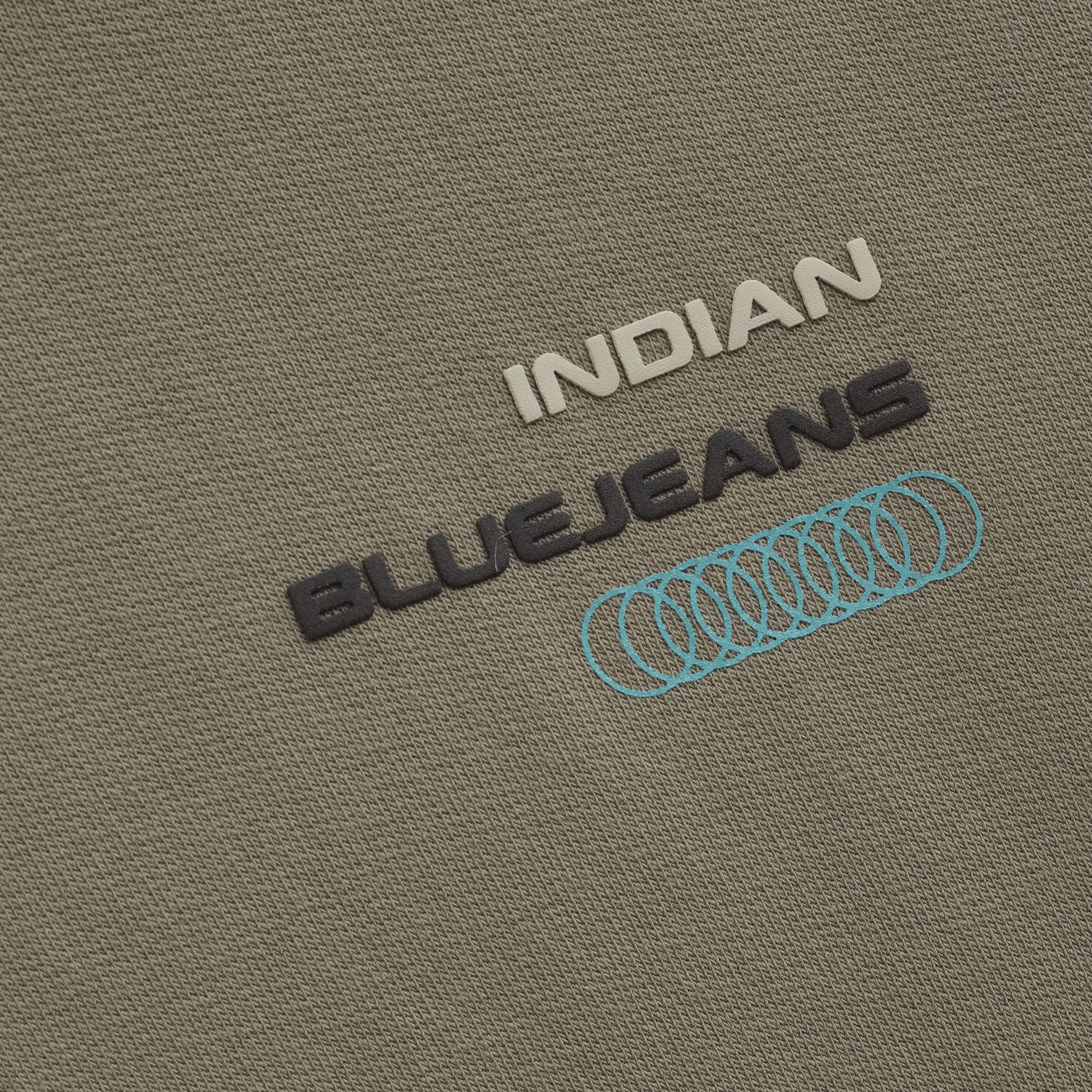 Indian Blue Jeans Hoodie Backprint