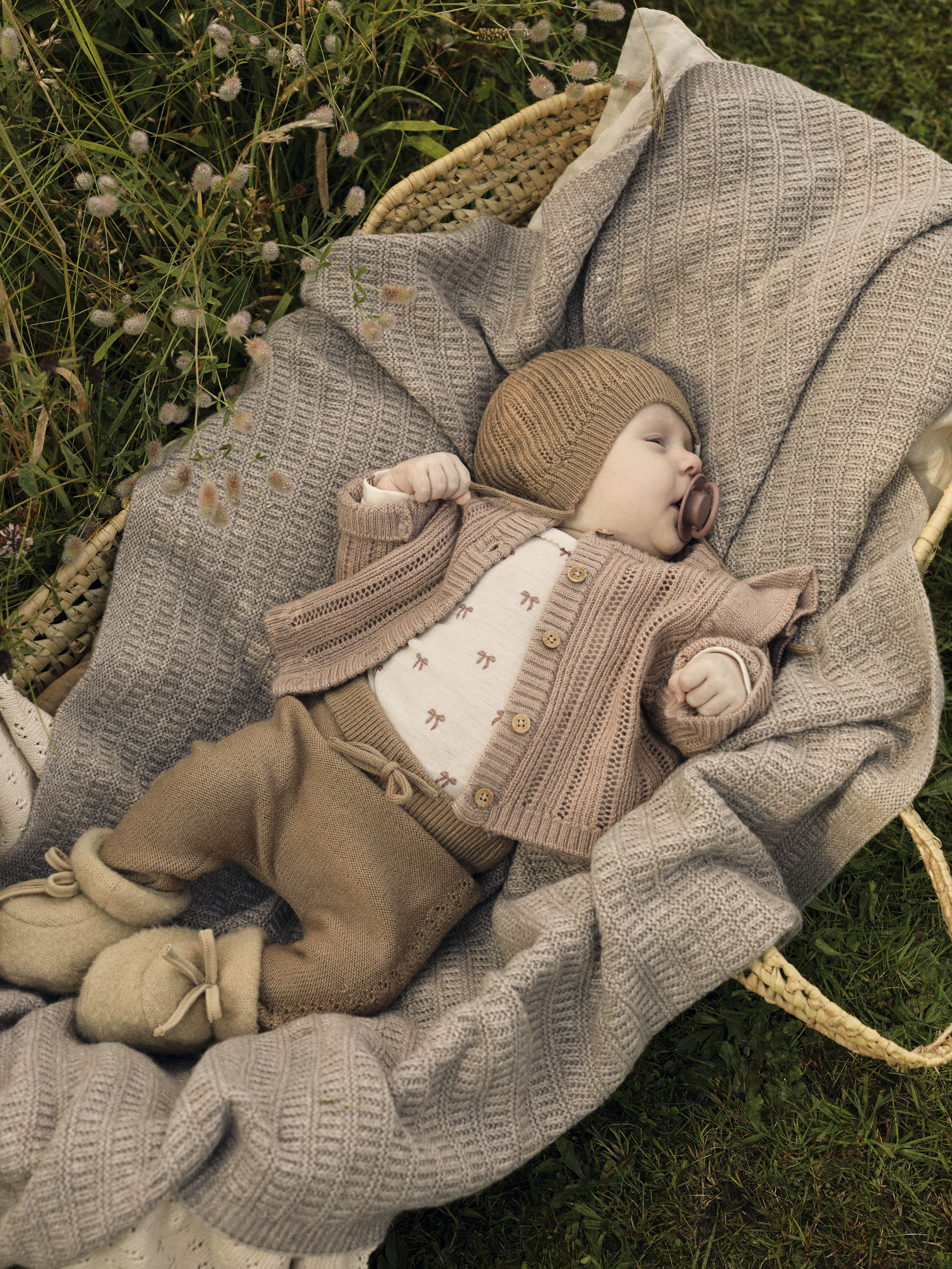 Lil' Atelier  BABY  NBFNOMO LS KNIT CARD LIL