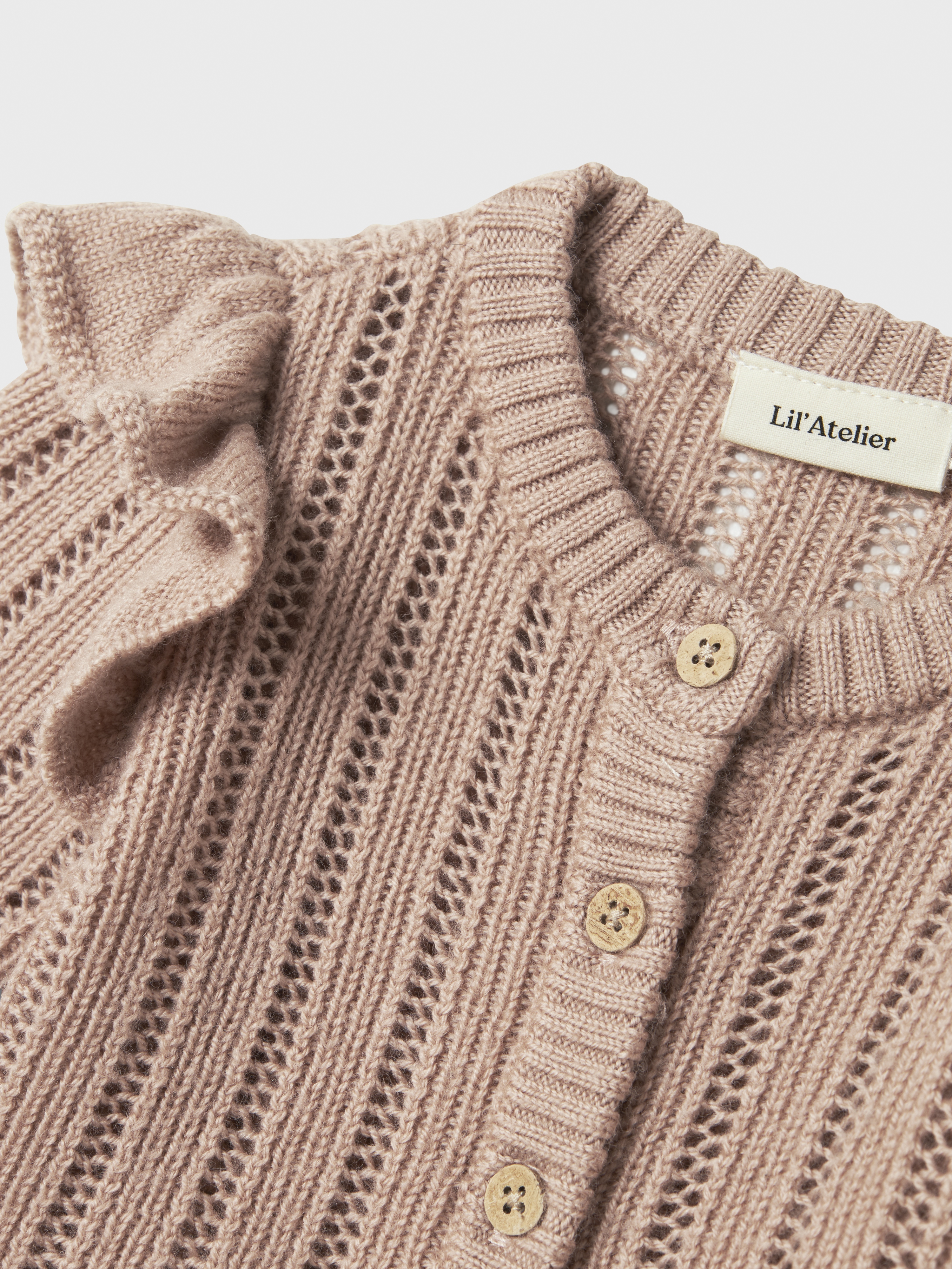 Lil' Atelier  BABY  NBFNOMO LS KNIT CARD LIL