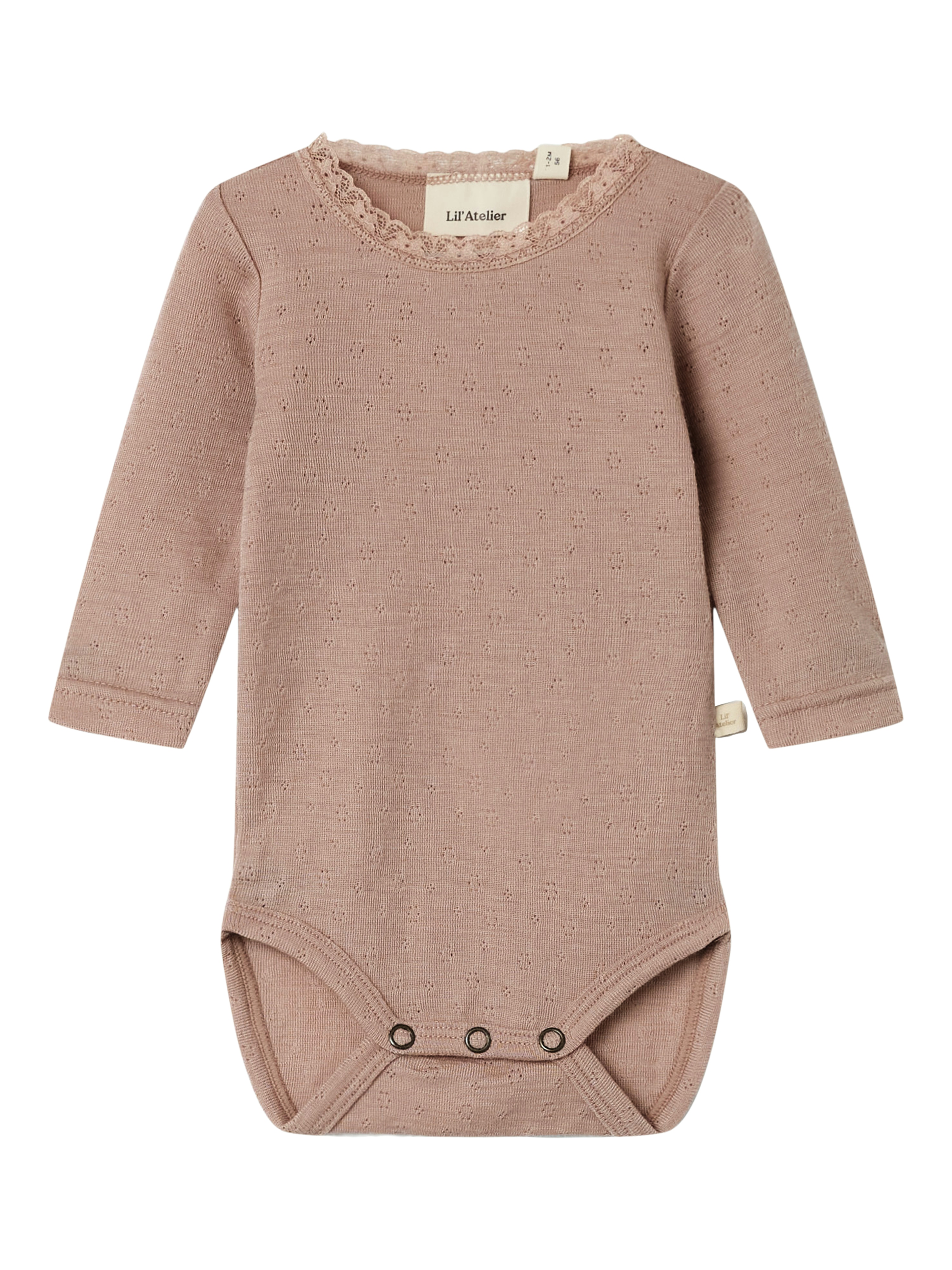 Lil' Atelier  BABY  NBFNOEL NAB LS SLIM WOOL BODY LIL