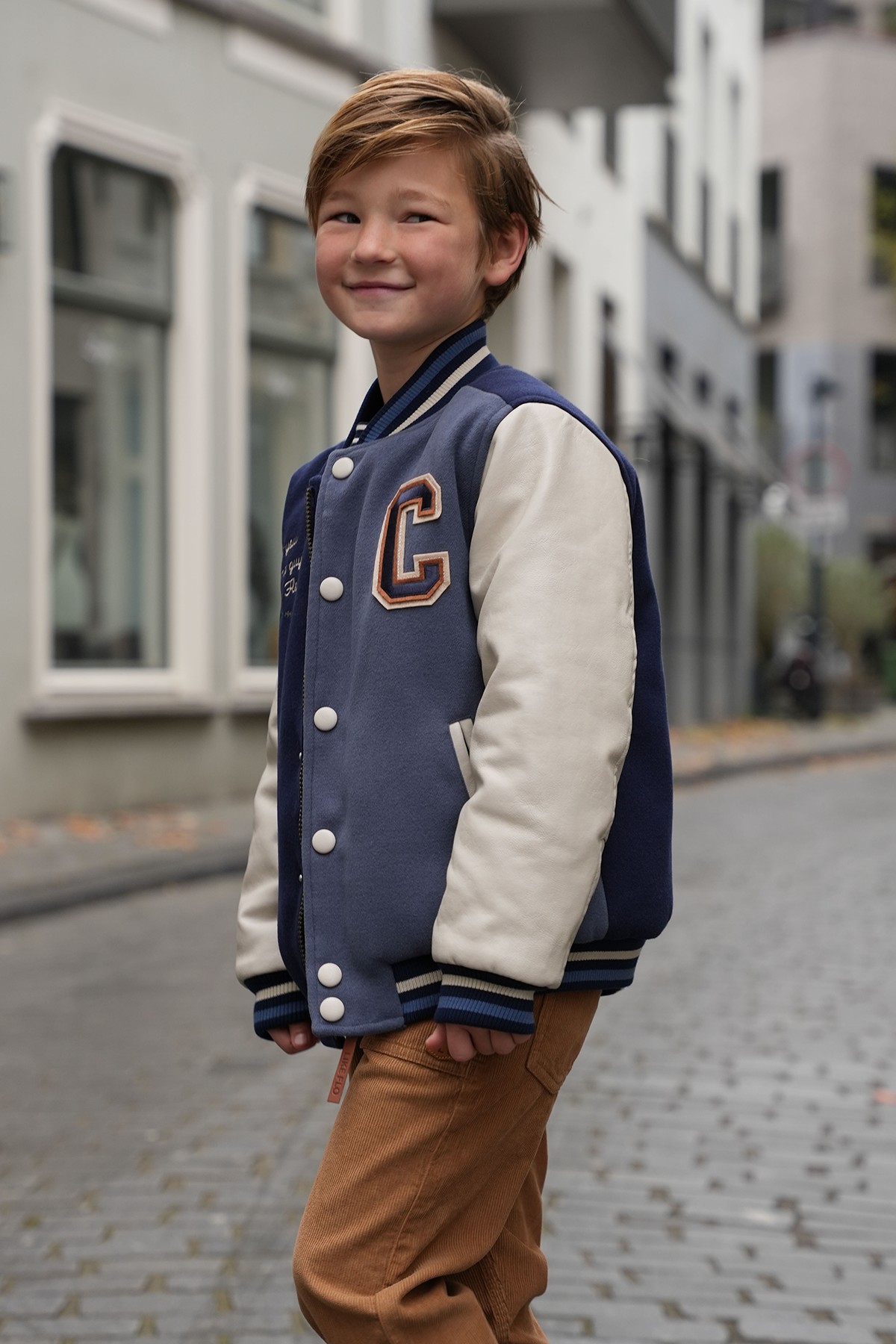 Flo  Alfie Flo boys wool college jacket