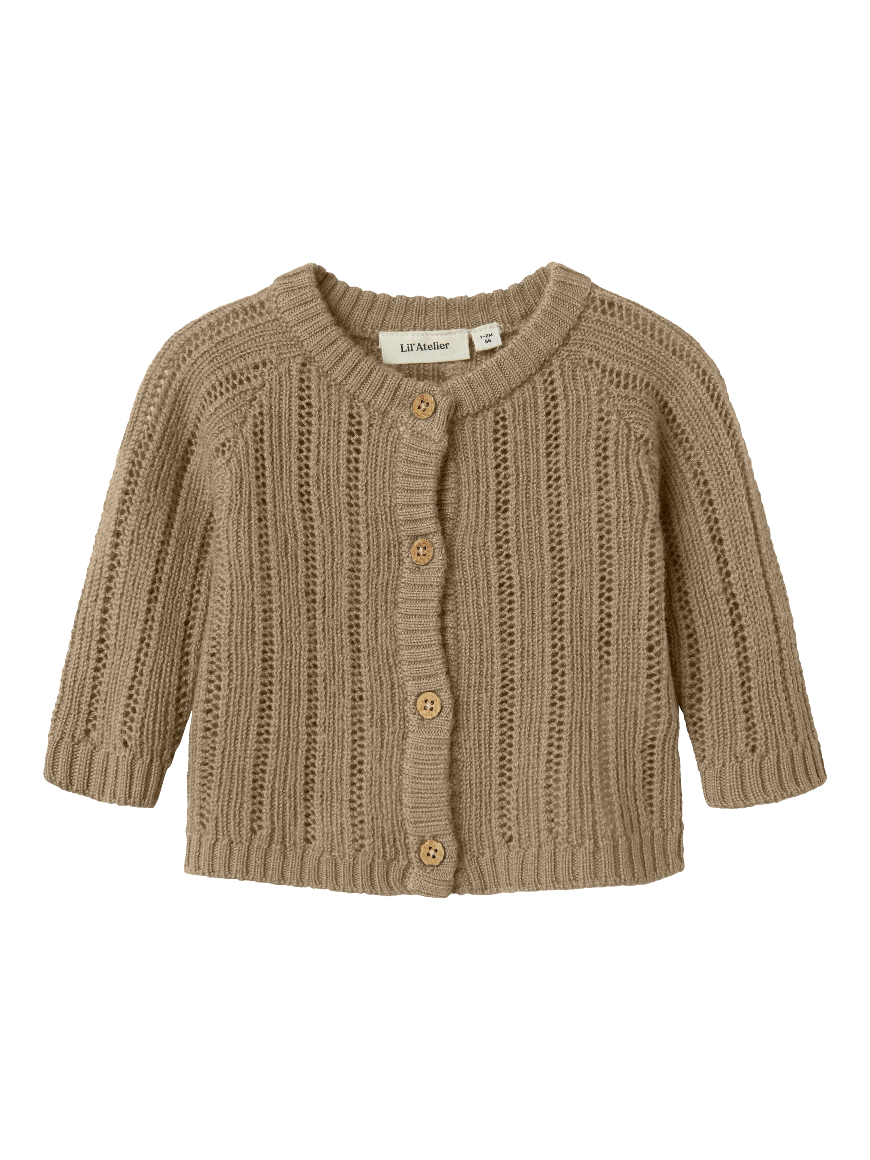 Lil' Atelier  BABY  NBMNOMO LS KNIT CARD LIL