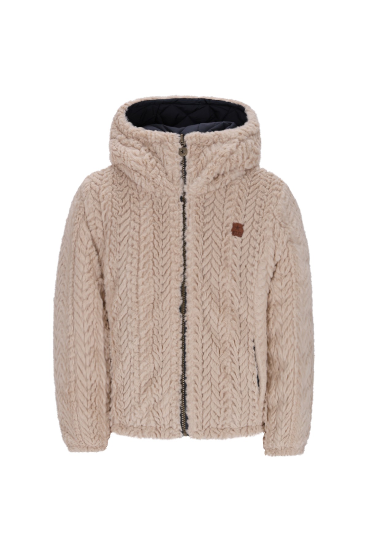 Flo Aimee Flo girls reversible short hooded jacket