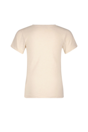 Flo Elodie Flo girls slub shirt with embroidery on chest