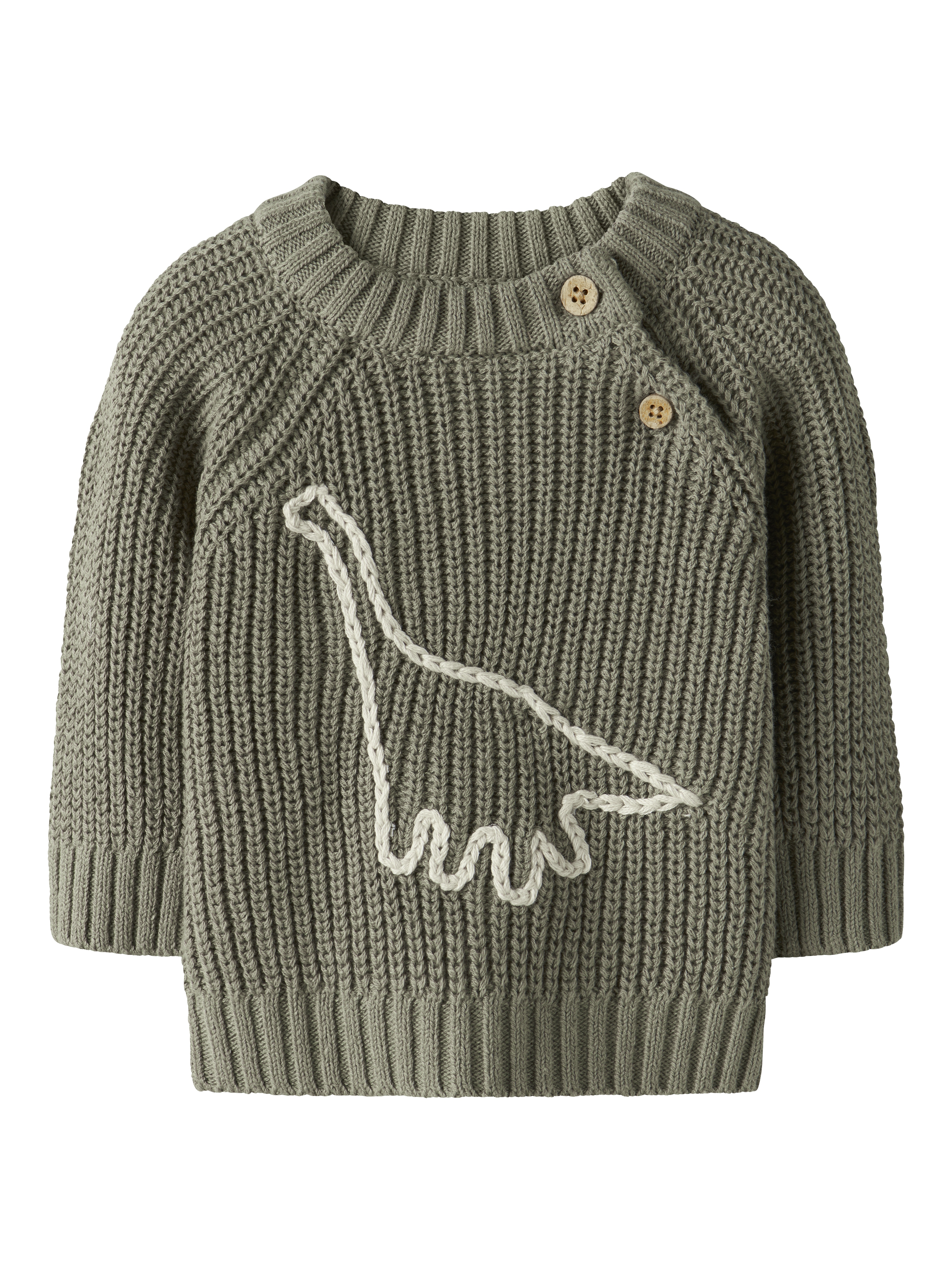 Lil' Atelier  BABY  NBMEMLEN EMB LS KNIT LIL