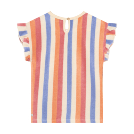 DAILY 7  T-shirt Terry Striped