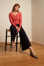 King Louie Border Palazzo Cropped Pants Milano