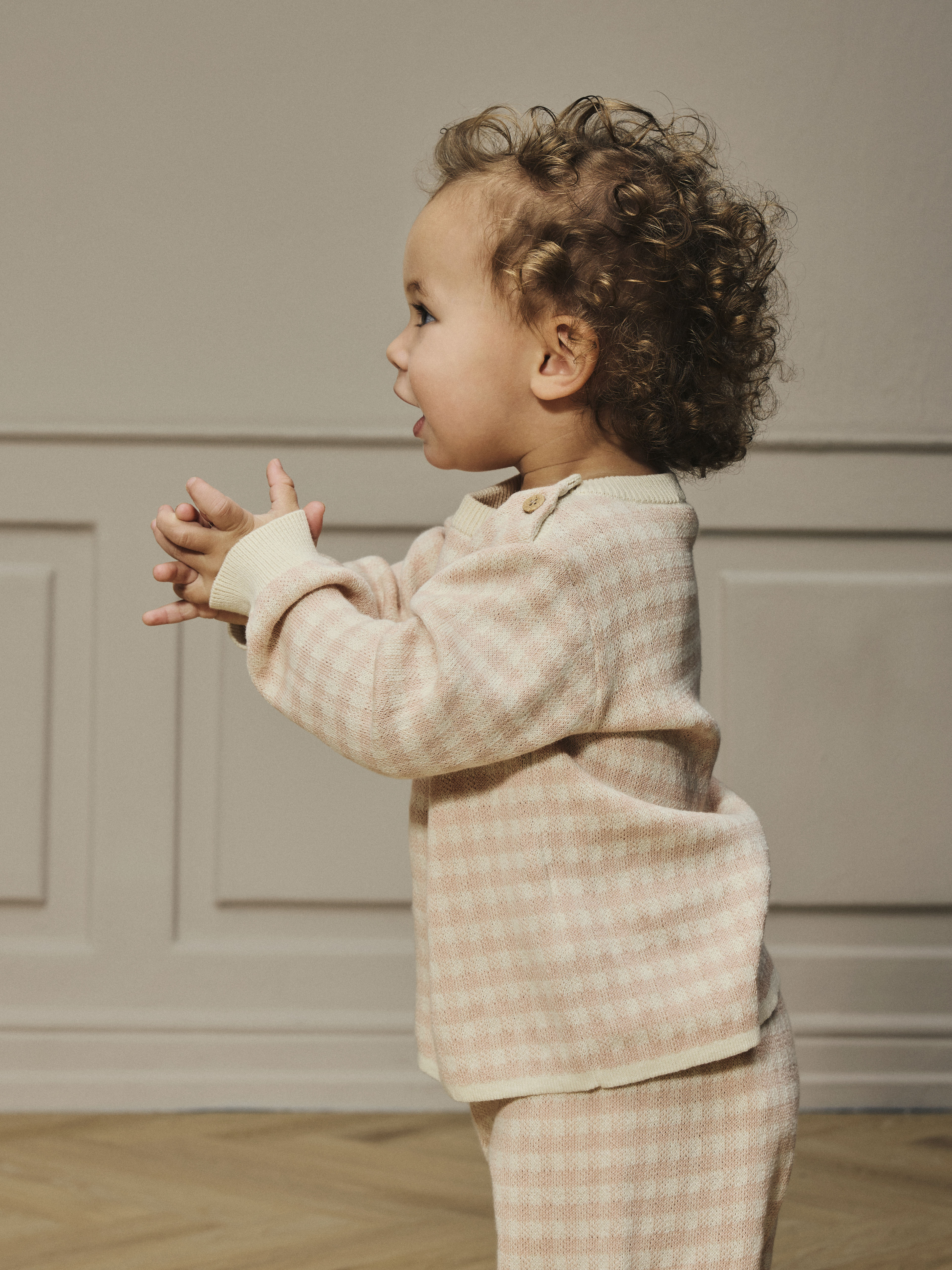 Lil' Atelier  BABY  NBFNADIE LS LOOSE KNIT LIL