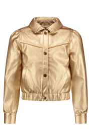 Flo girls ls imi leather puffy jacket