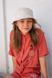 Flo Cecile Flo girls knotted oversized blouse