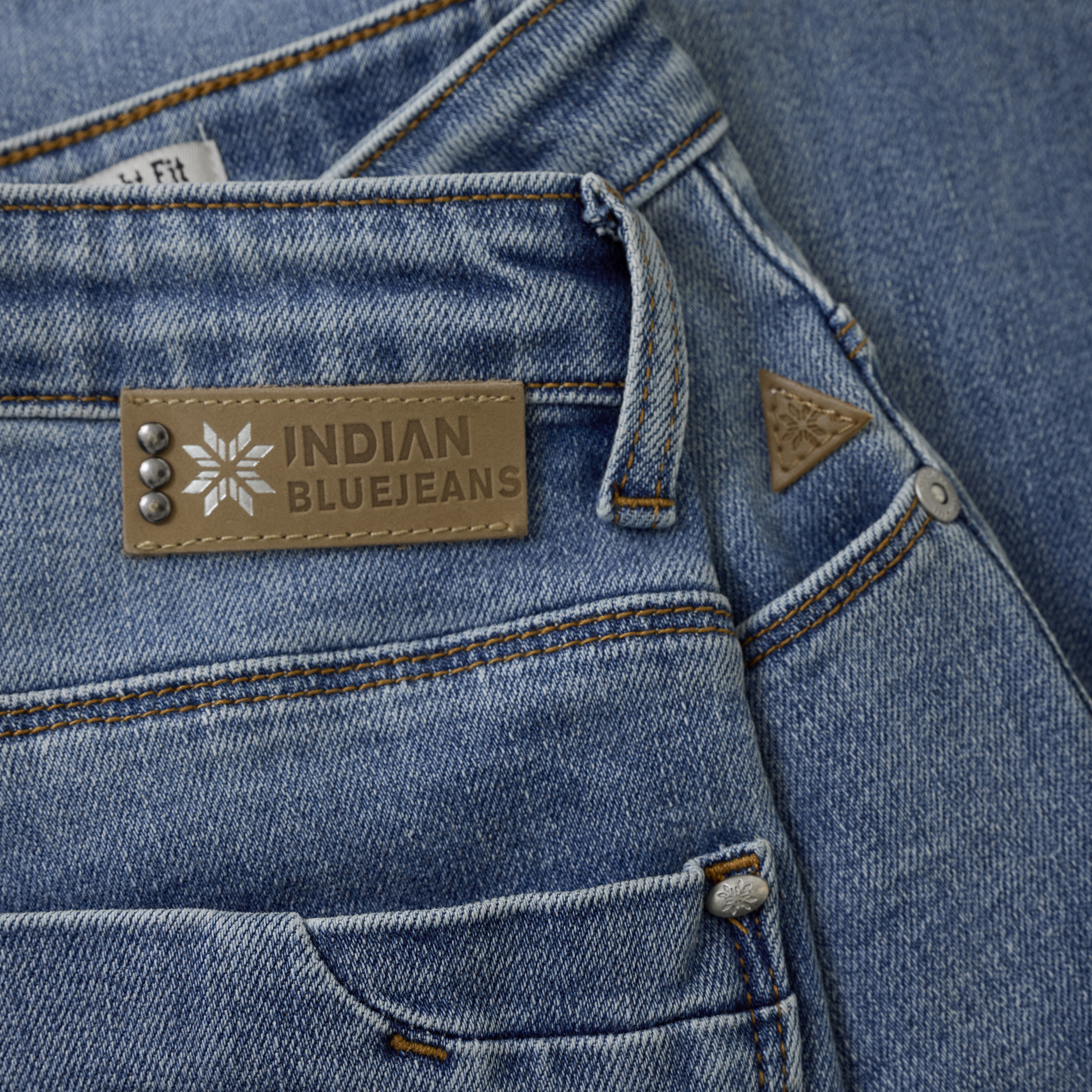 Indian Blue Jeans  Wide Straight Fit