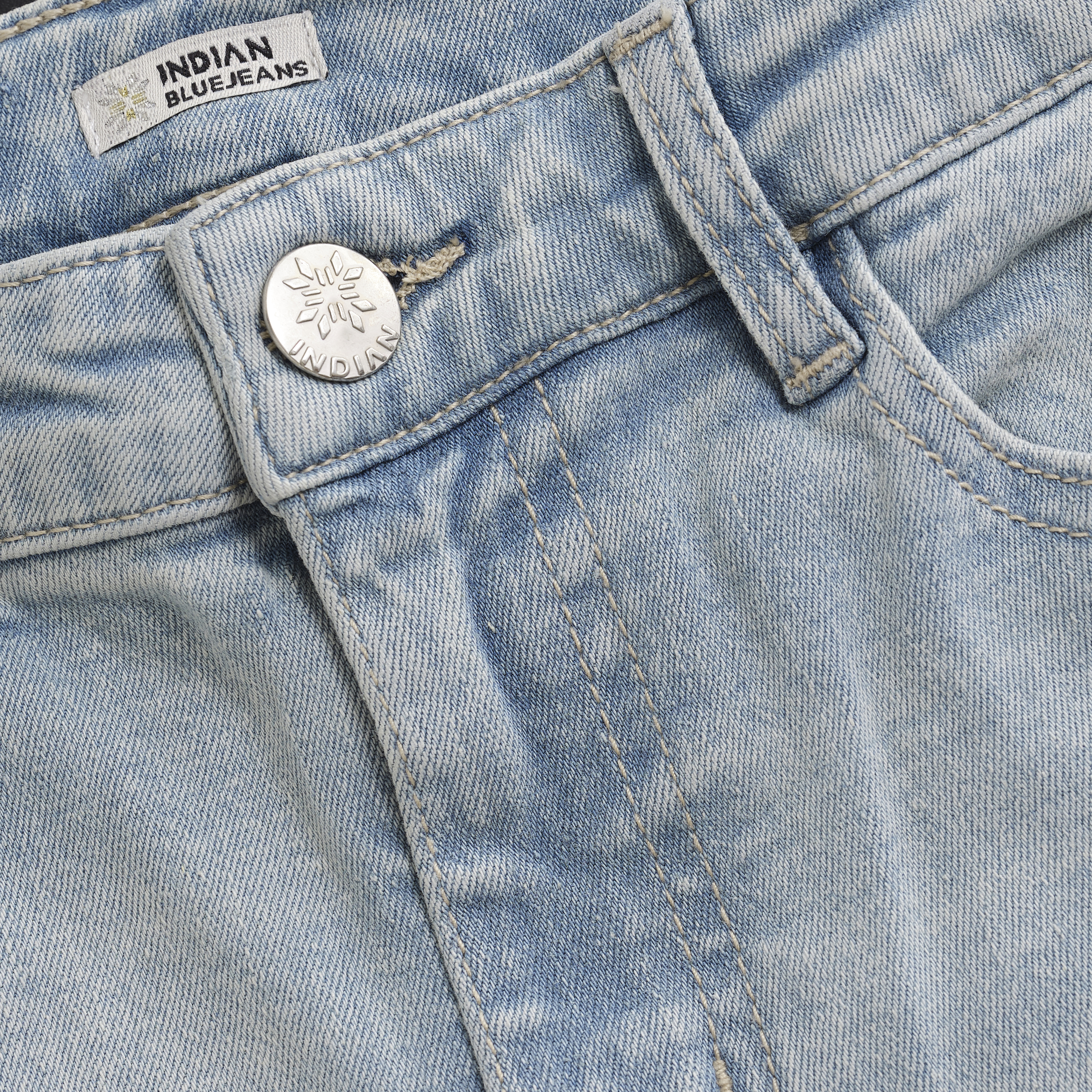 Indian Blue Jeans  Cargo Jeans Wide Fit